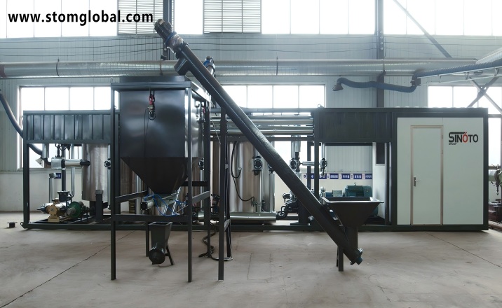 Containerized SINOTO polymer modified bitumen (PMB) plant solution for high-performance road binder