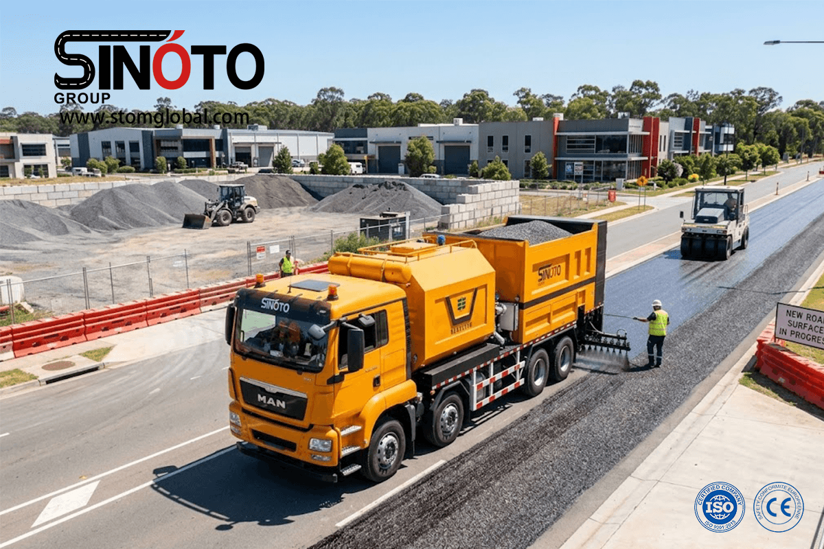 Asphalt Synchronous Chip Sealer
