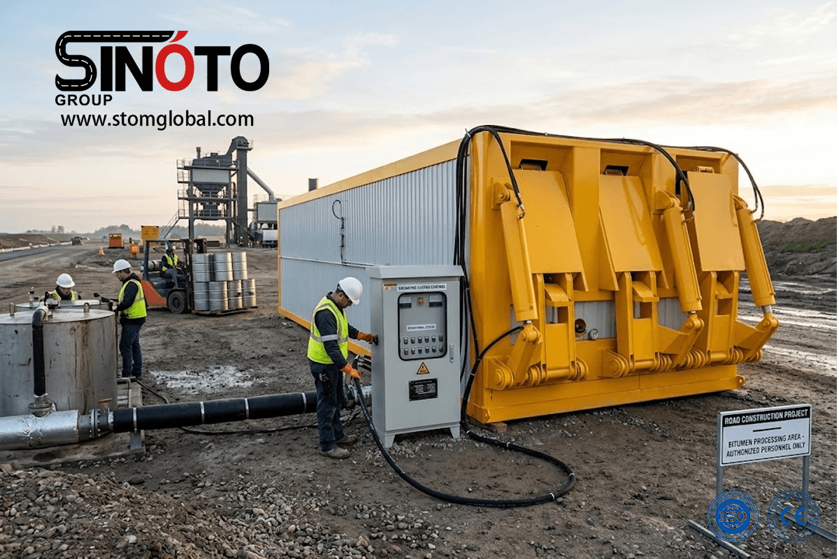 asphalt drum melter