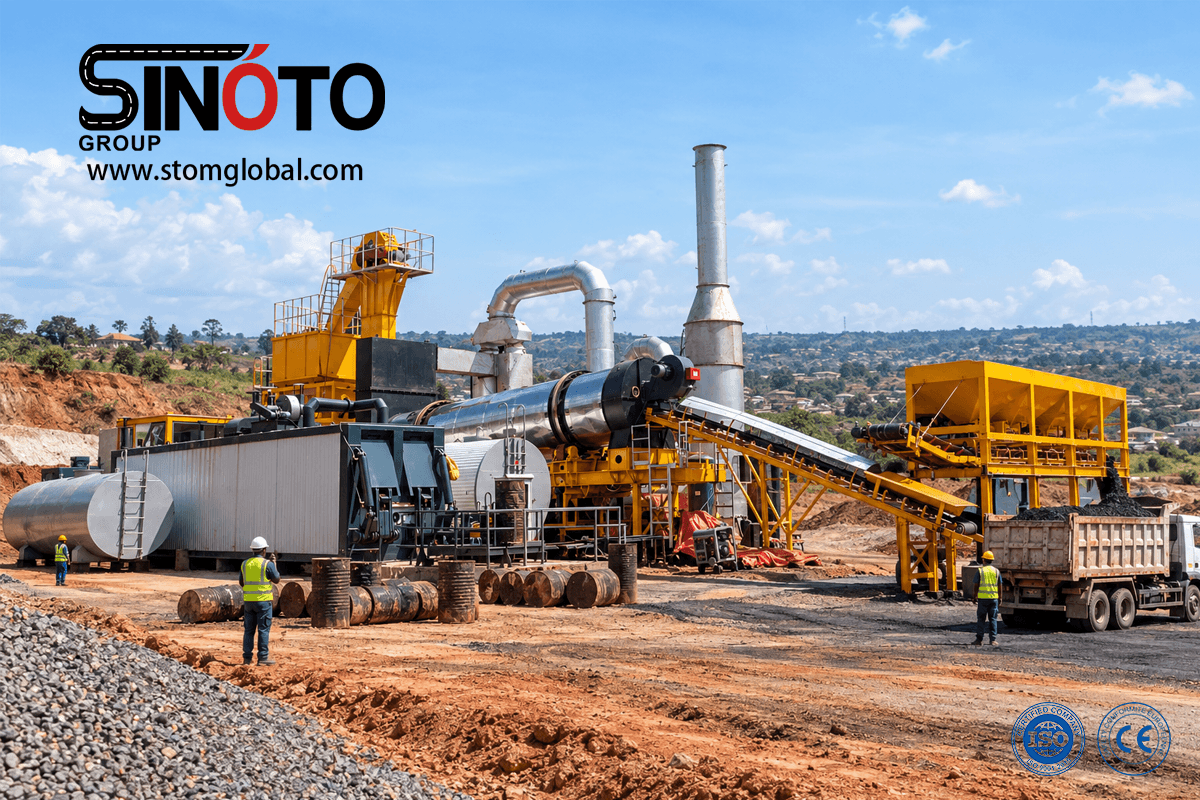 Continuous Asphalt Mixing Plant