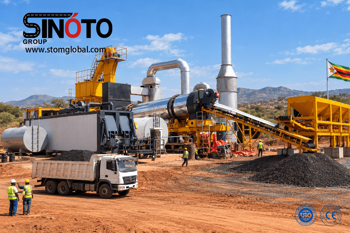 Continuous Asphalt Mixing Plant