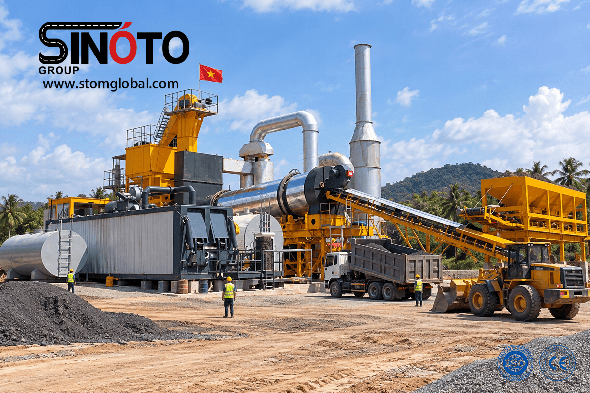 Continuous Asphalt Mixing Plant