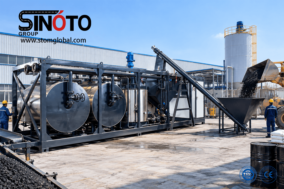 Crumb Rubber Modified Bitumen Plant