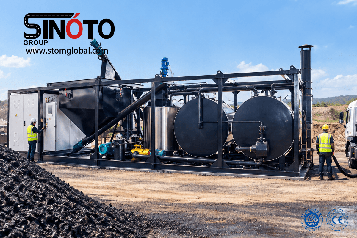 Crumb Rubber Modified Bitumen Plant