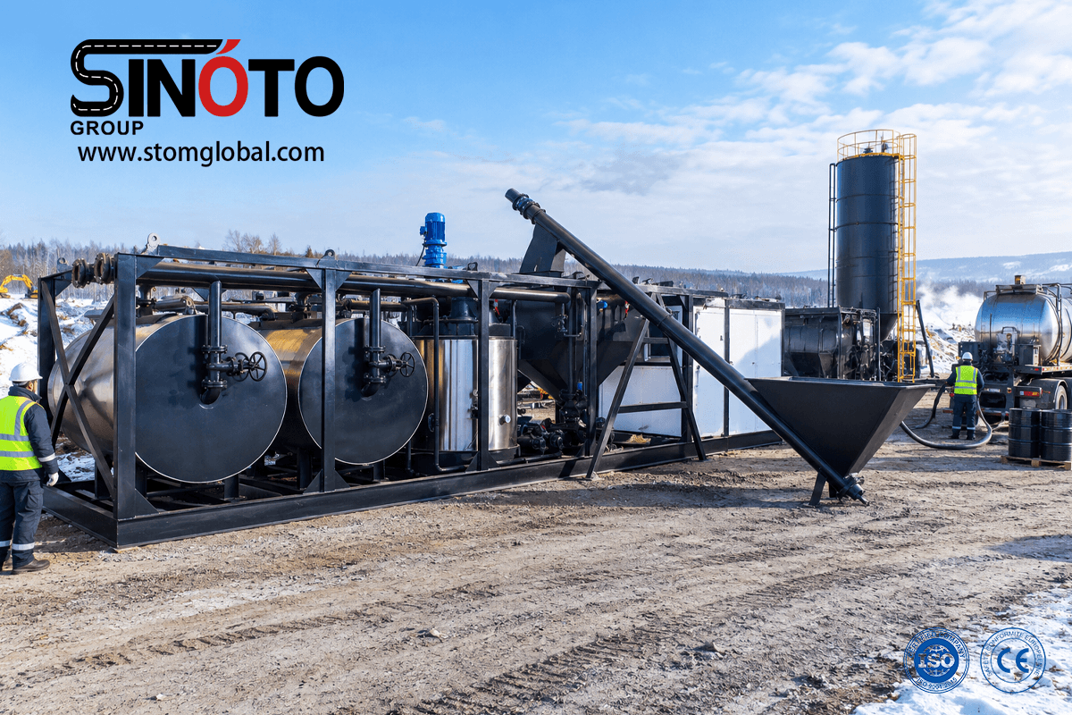Crumb Rubber Modified Bitumen Plant