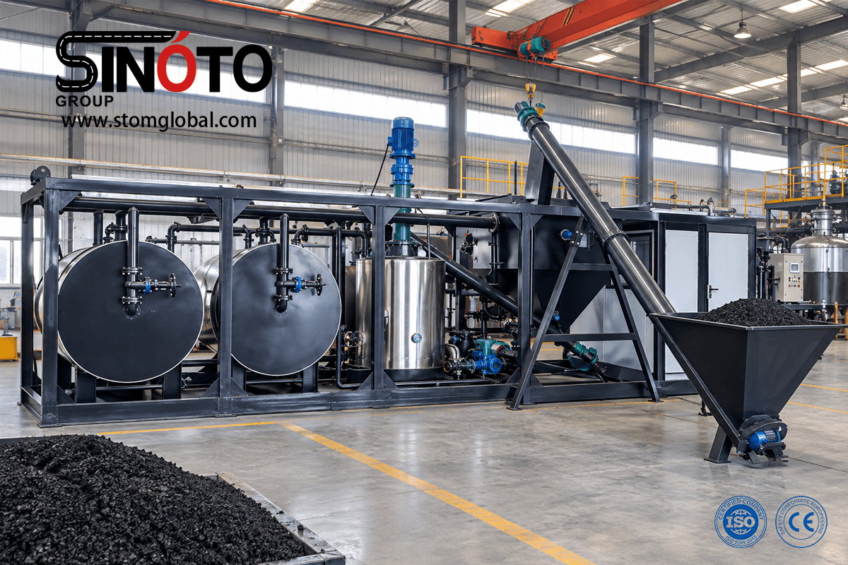 Crumb Rubber Modified Bitumen Plant