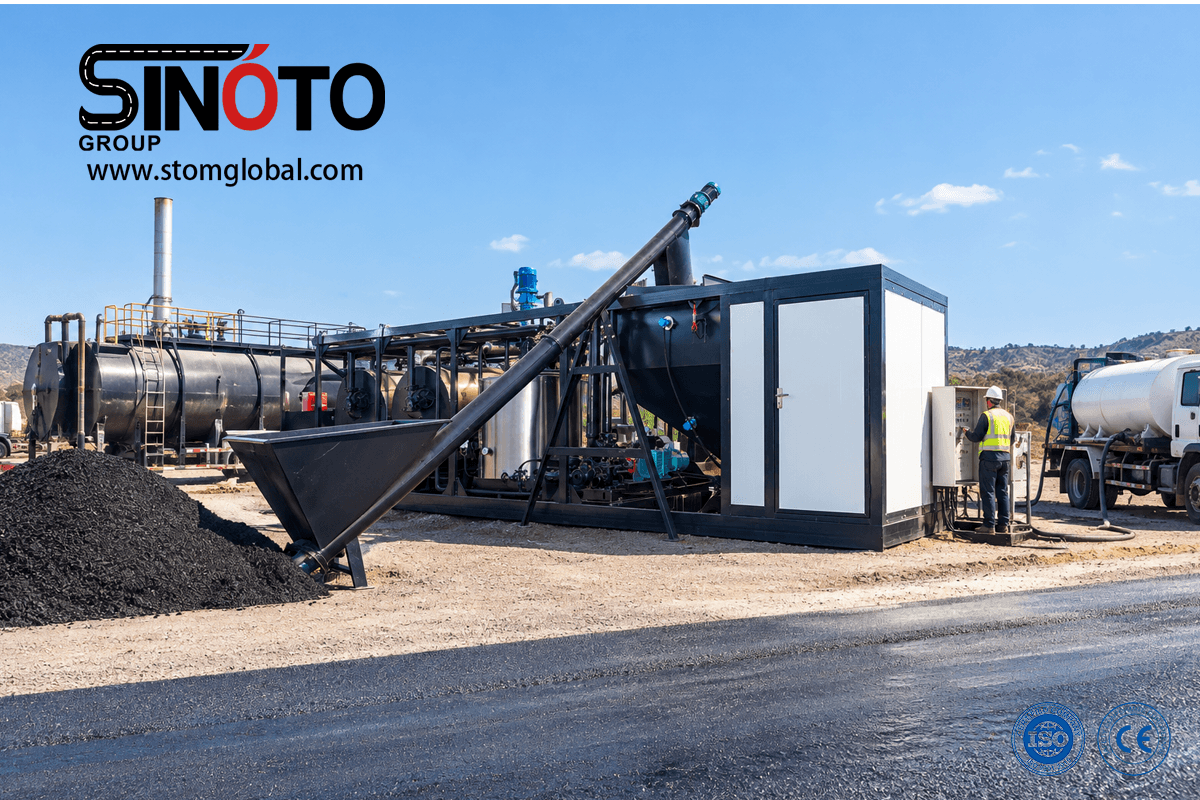 Crumb Rubber Modified Bitumen Plant