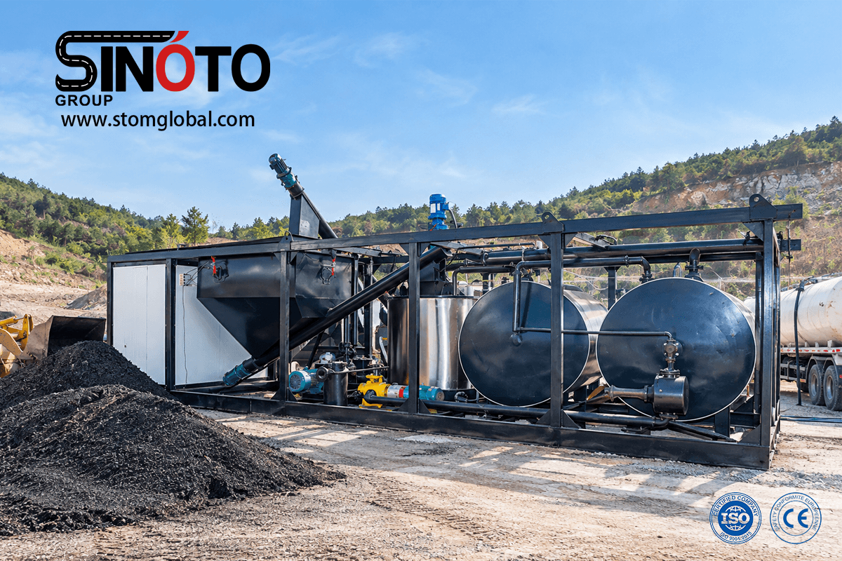 Crumb Rubber Modified Bitumen Plant