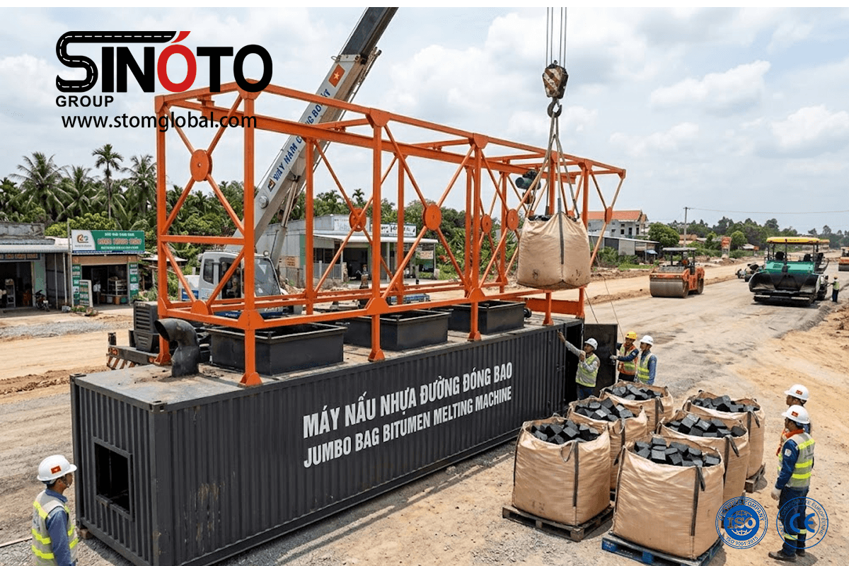 Jumbo Bag Bitumen Melting Machine