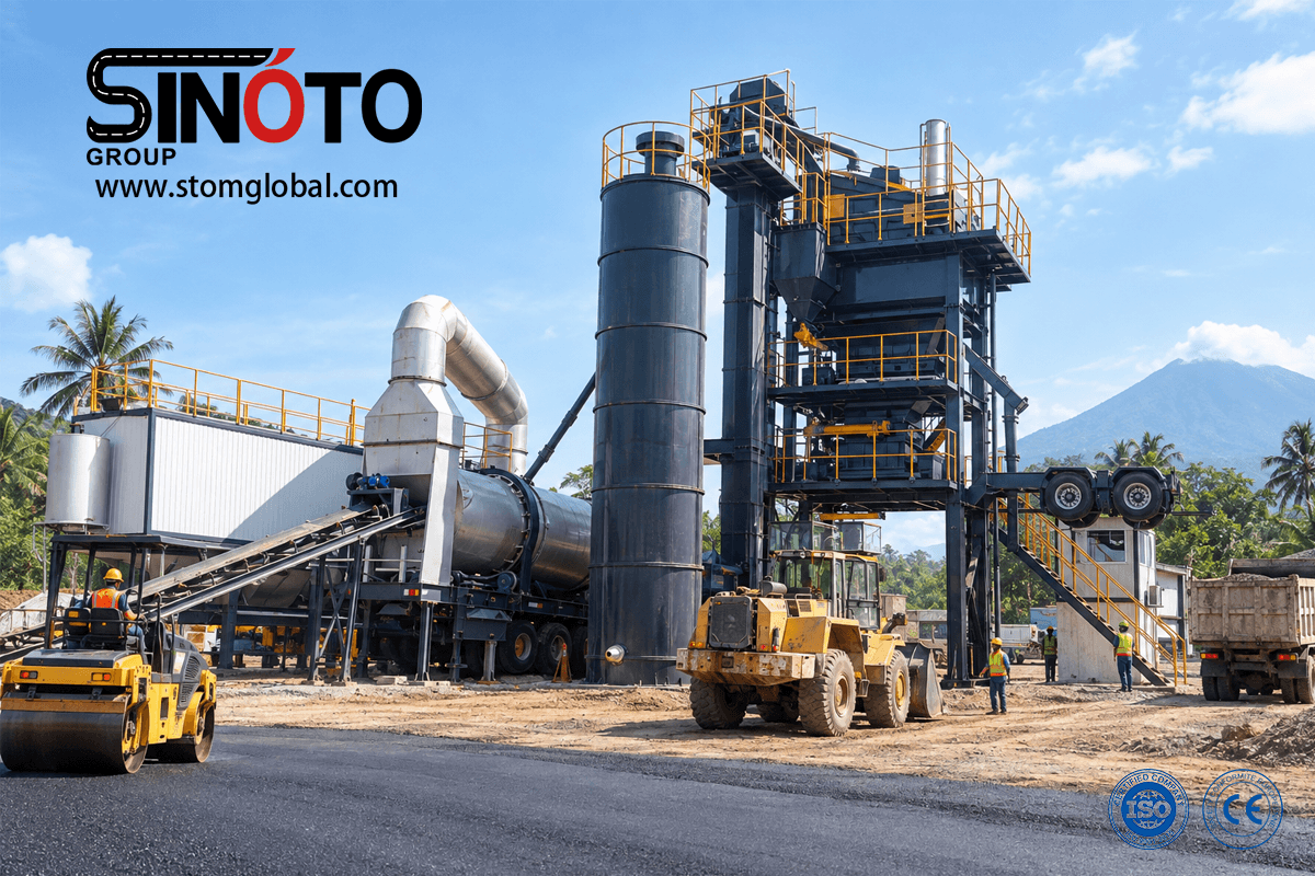 Mobile Asphalt Batching Plant