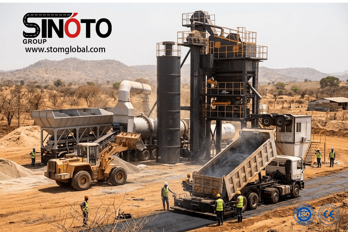 Mobile Asphalt Batching Plant