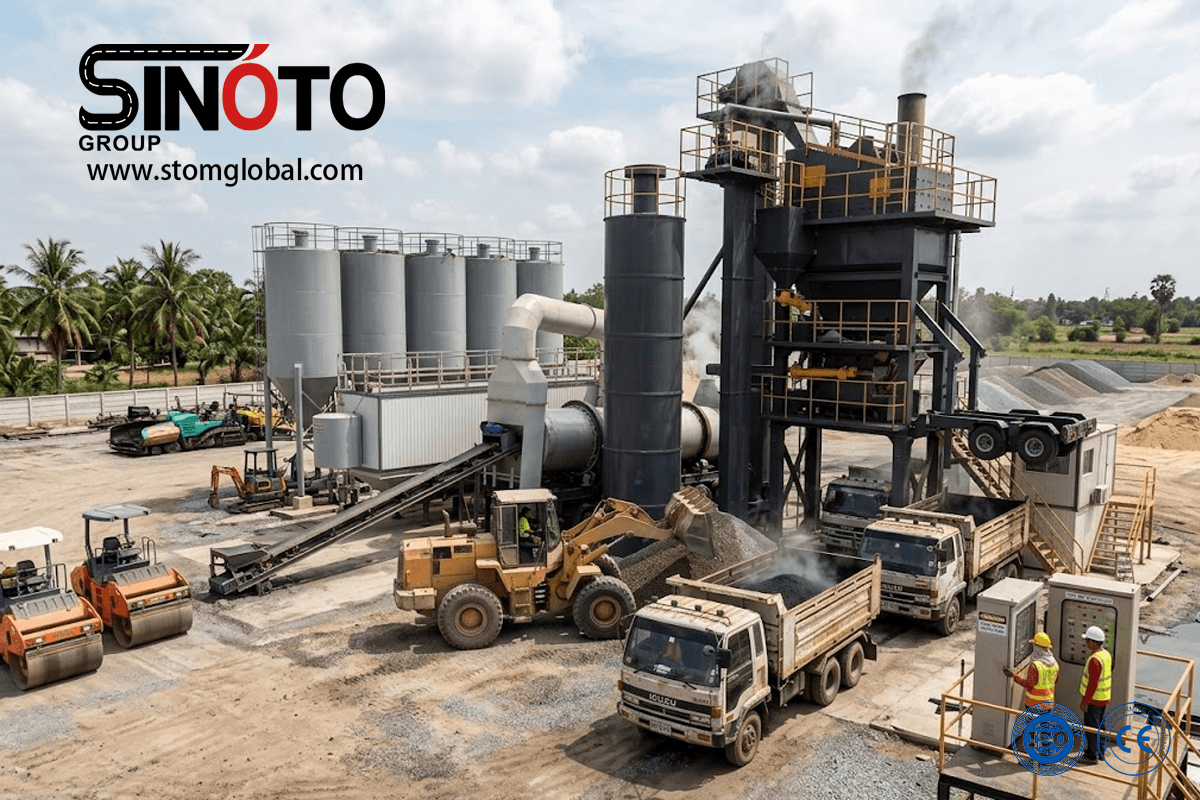 Mobile Asphalt Batching Plant