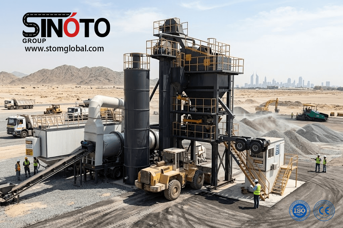 Mobile Asphalt Batching Plant