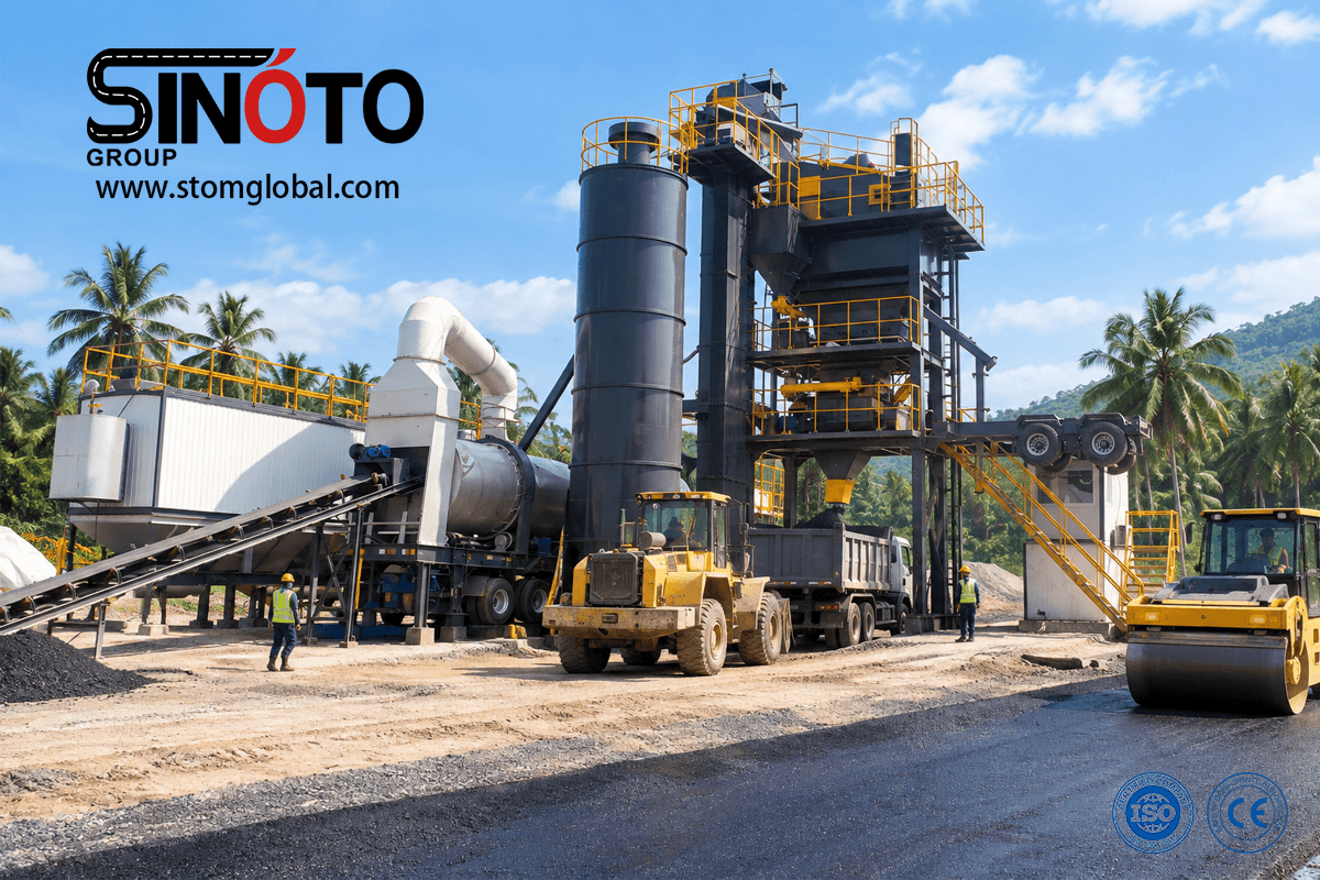 Mobile Asphalt Batching Plant