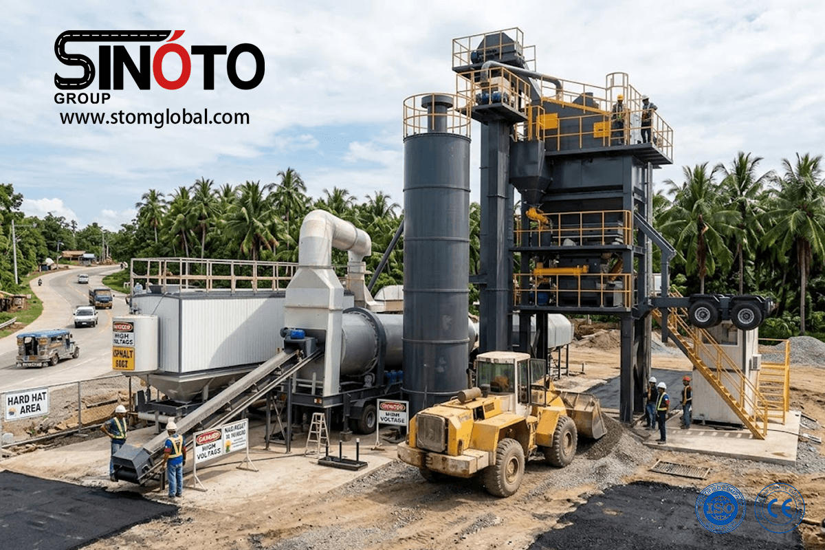 Mobile Asphalt Batching Plant