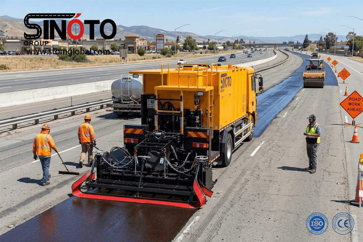 Slurry Sealing Paver