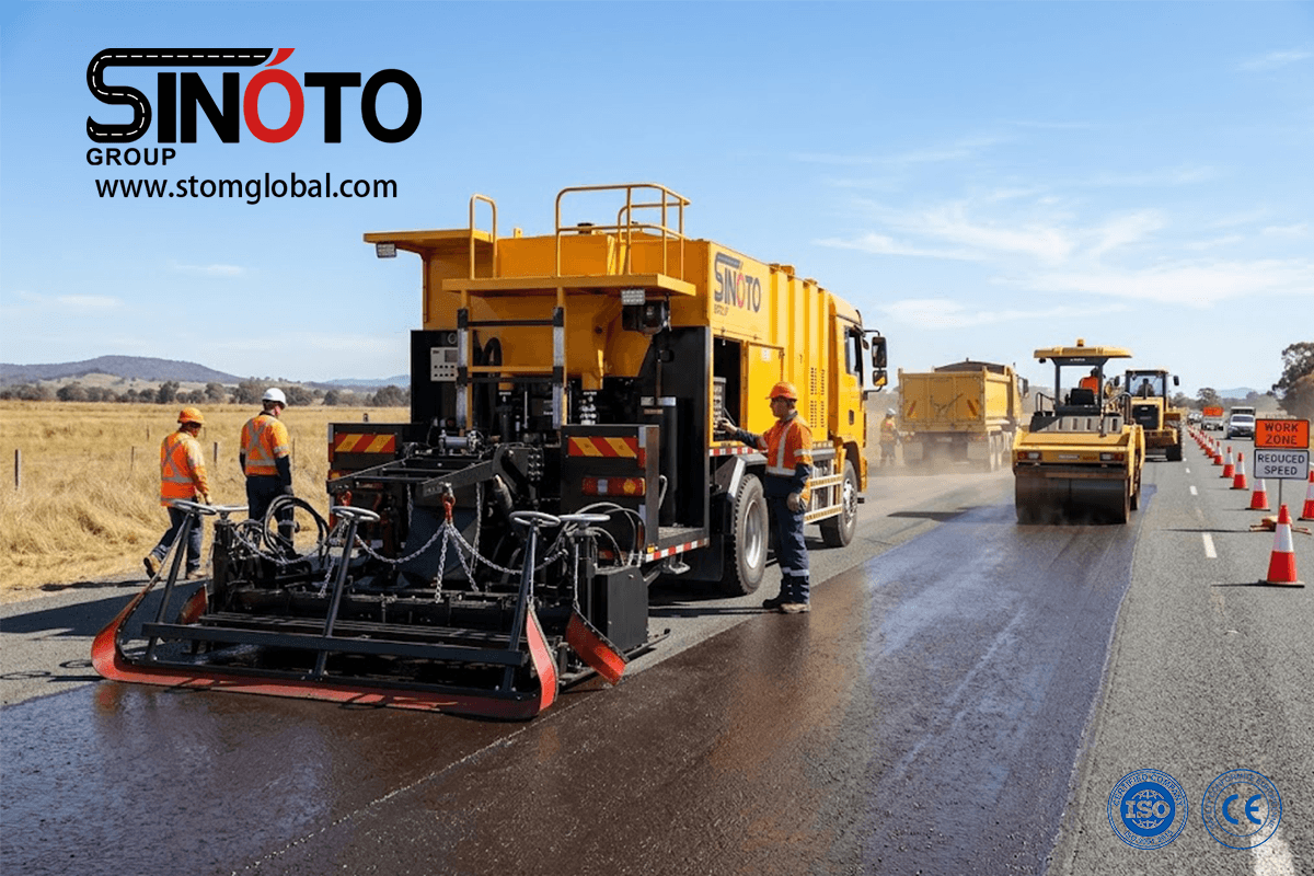 Slurry Sealing Paver