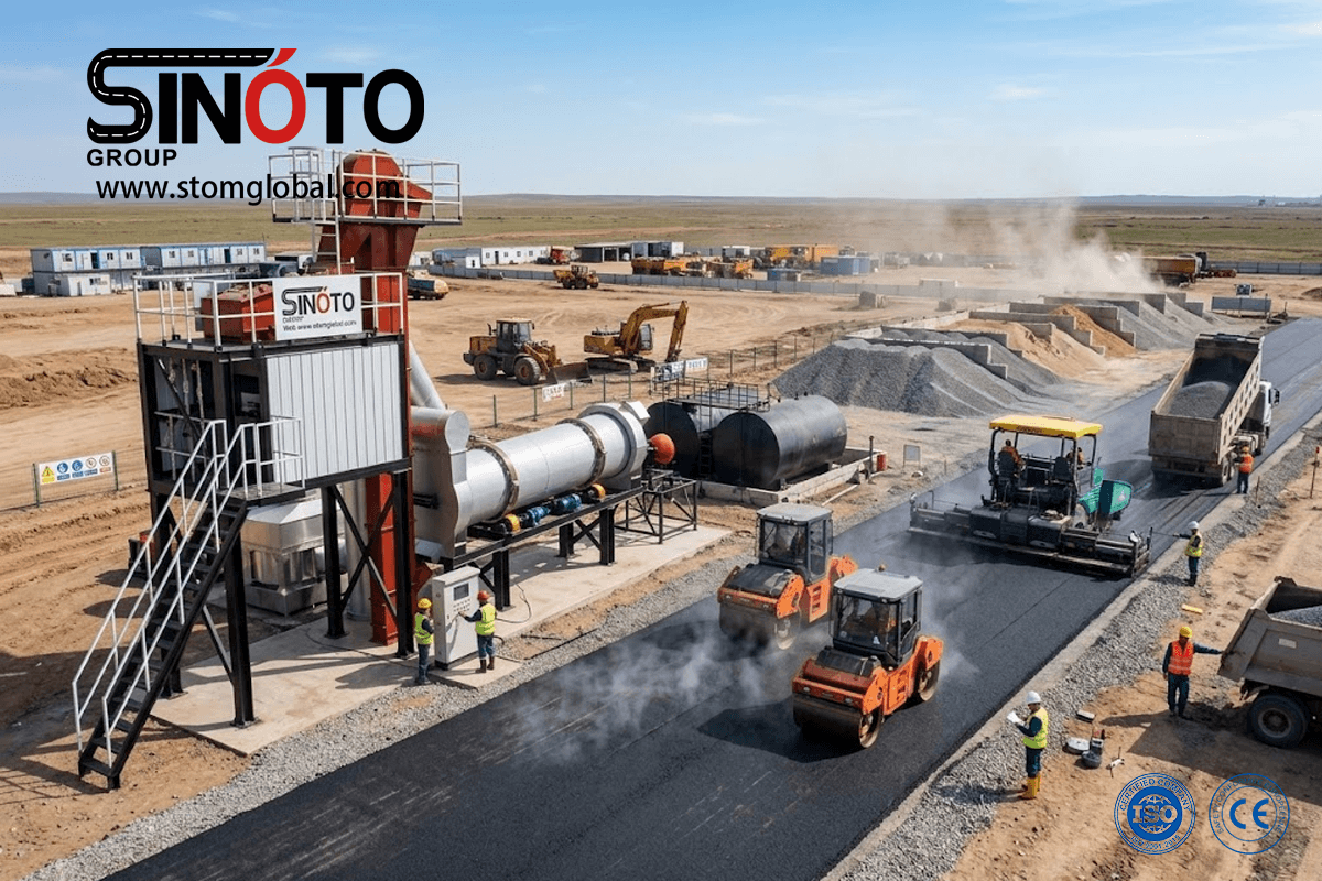 asphalt bitching plant