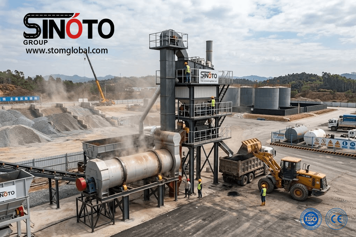 asphalt bitching plant