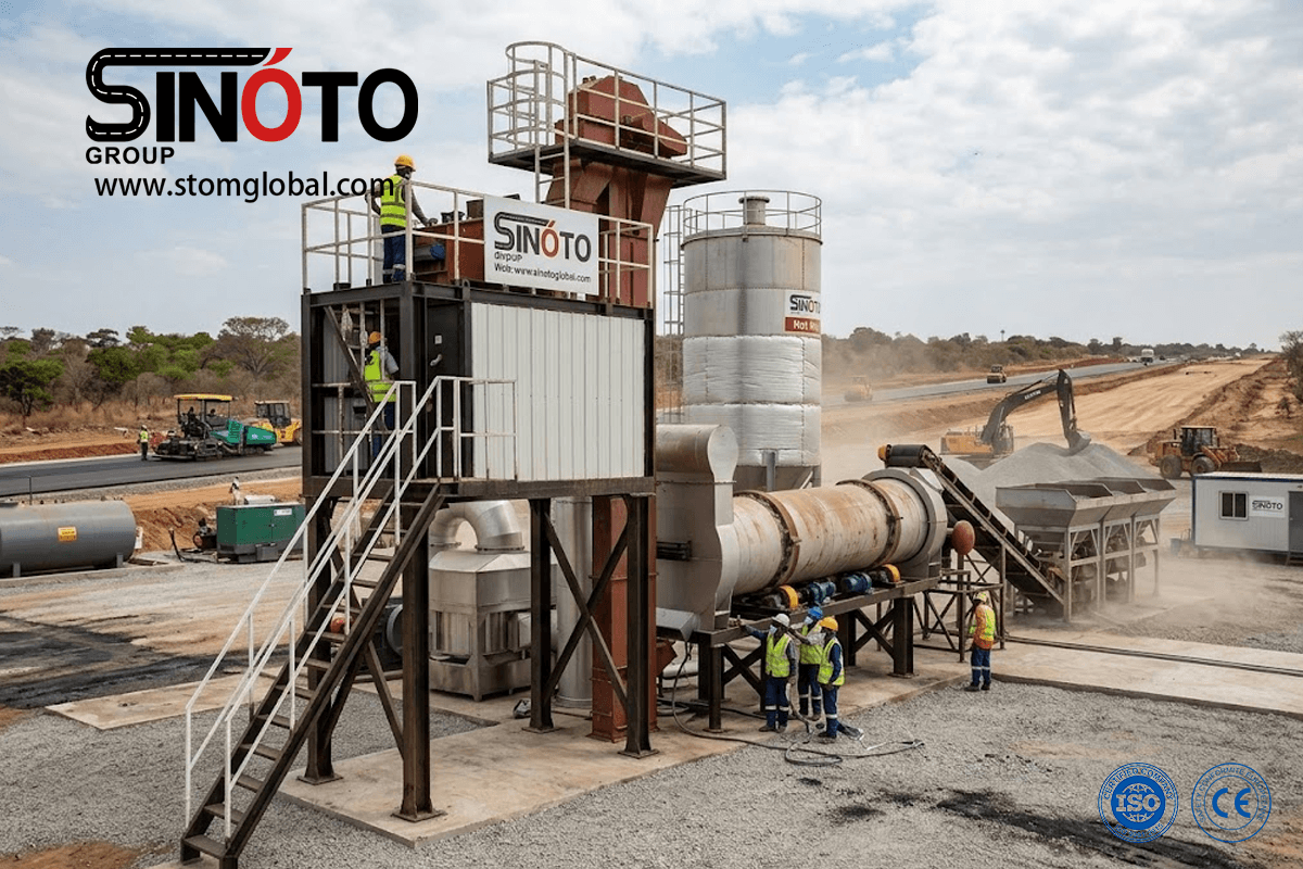 asphalt bitching plant