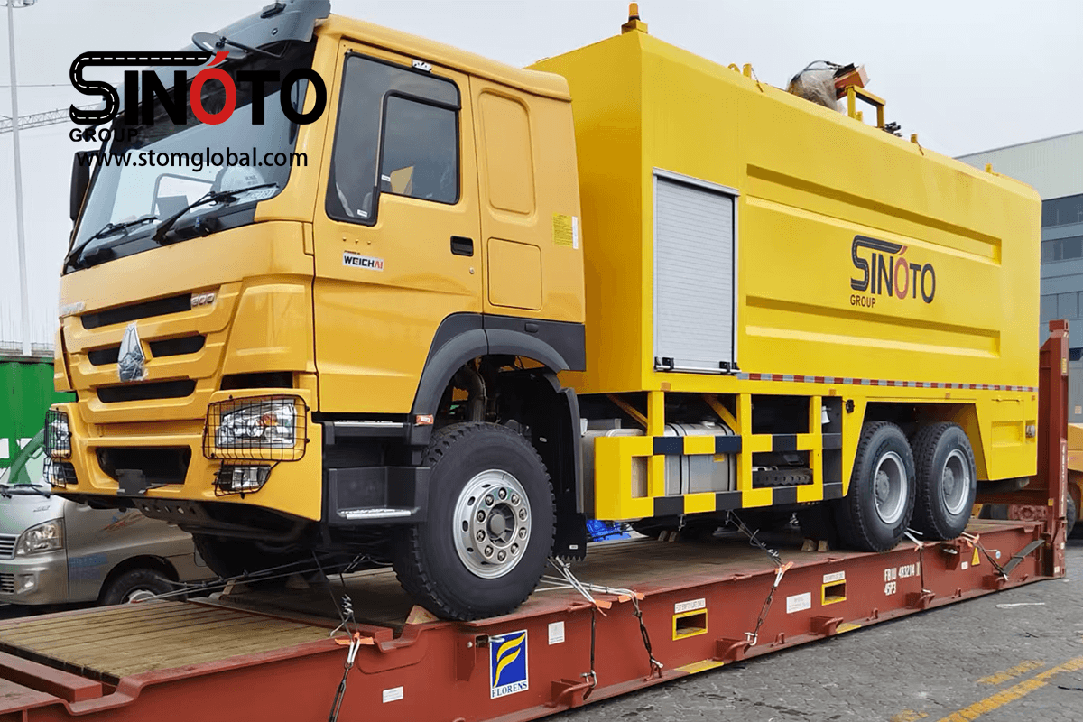 cement spreader truck price