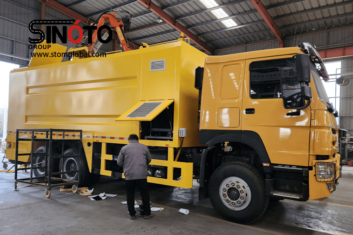 cement spreader machine