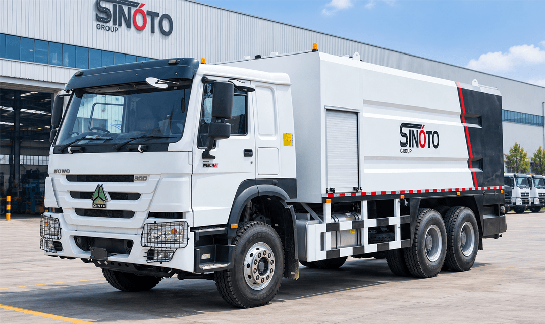 cement spreader truck