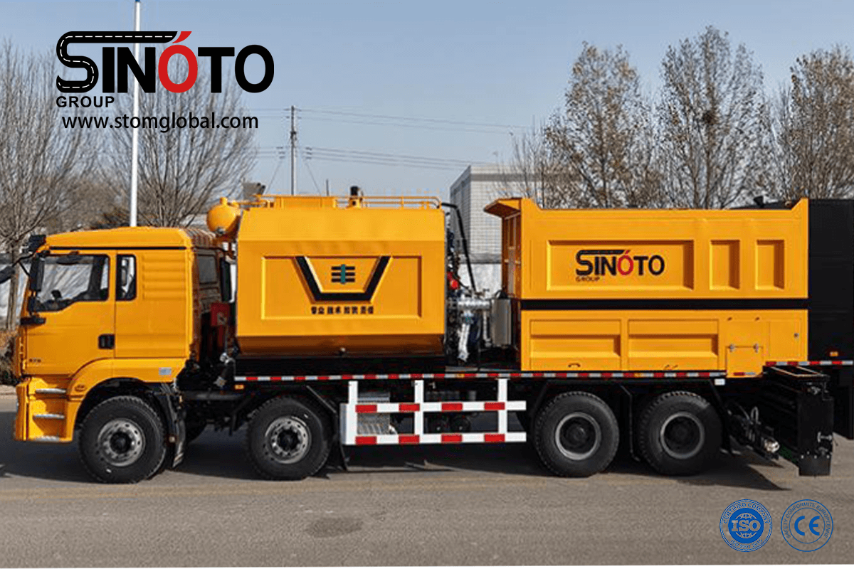 Asphalt Synchronous Chip Sealer Truck