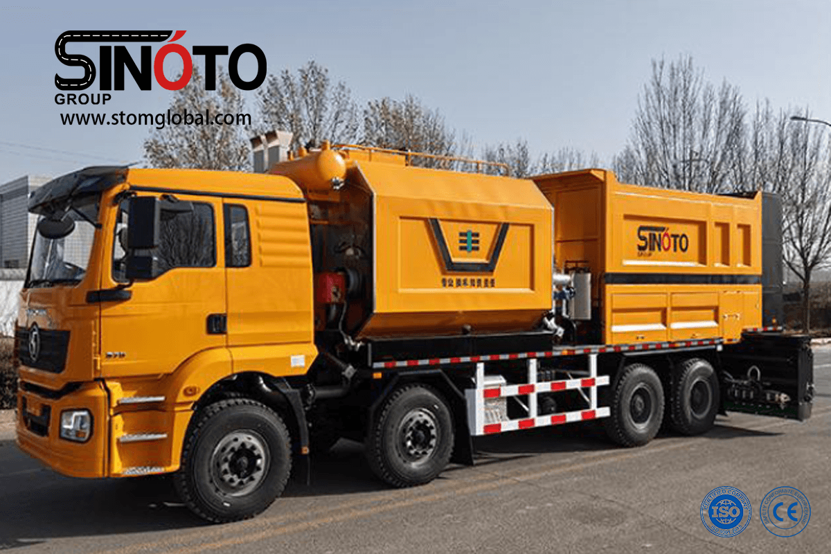 Asphalt Synchronous Chip Sealer Truck