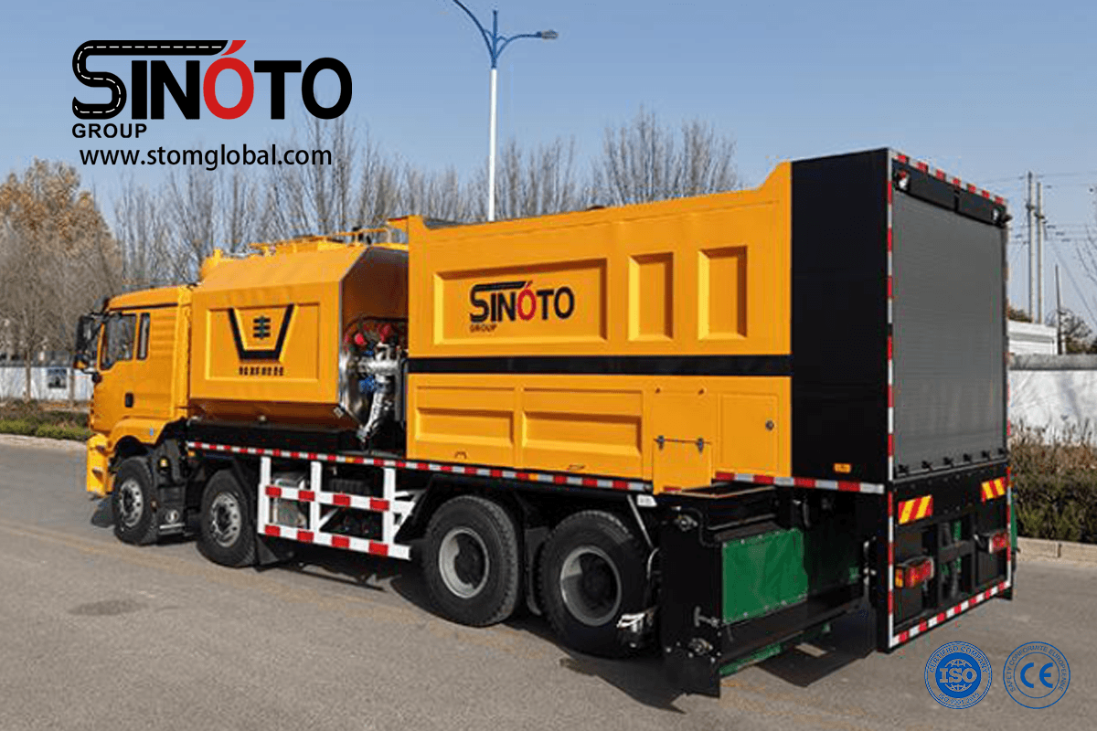 Asphalt Synchronous Chip Sealer Truck