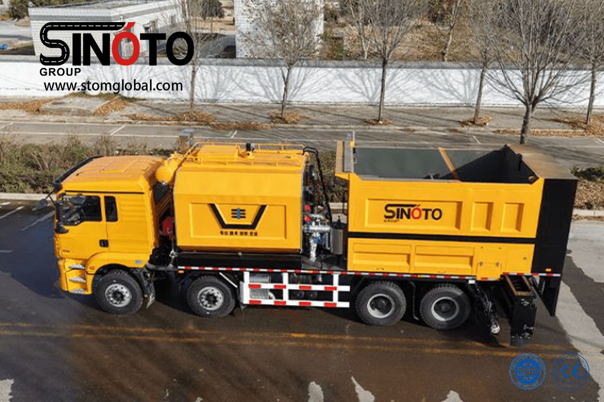 Asphalt Synchronous Chip Sealer Truck