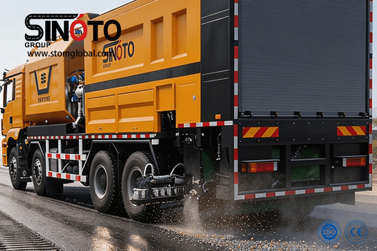 Asphalt Synchronous Chip Sealer Truck
