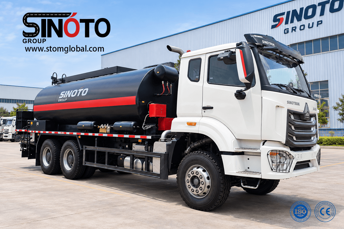 asphalt distributor truck