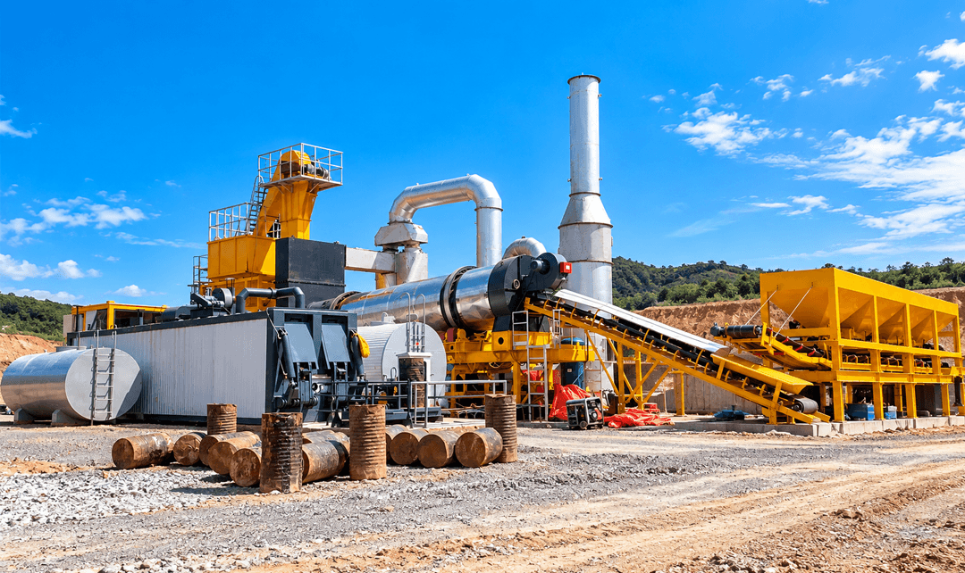 Mobile Asphalt Drum Mix Plant