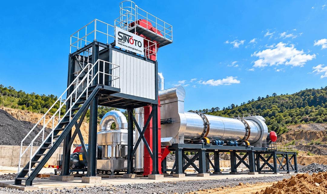 Stationary Asphalt Drum Mix Plant