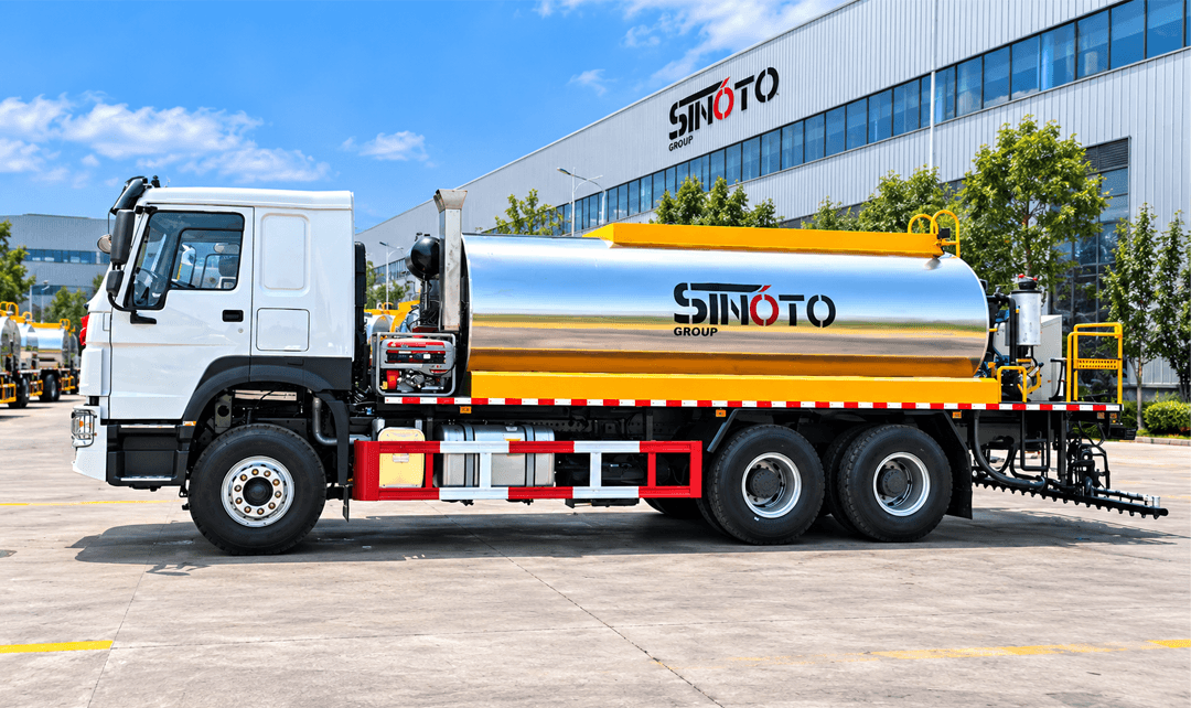 asphalt distributor truck